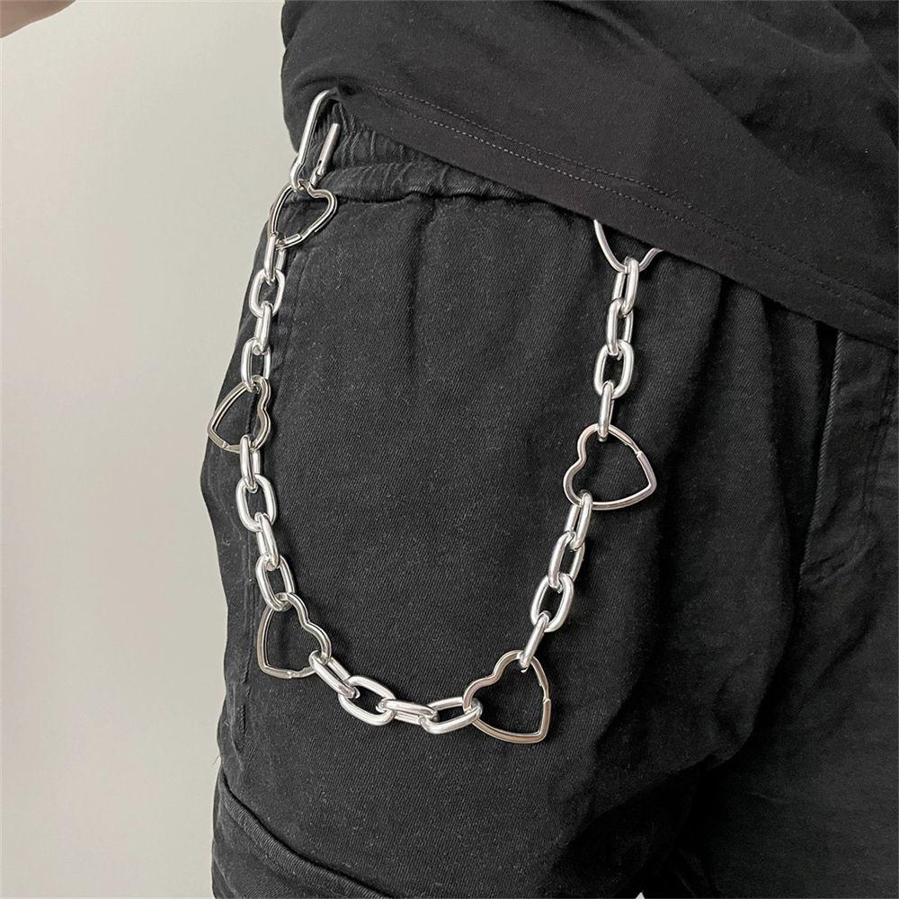 Hip Hop Punk Jewelry Rock Keychain Chain Keychain Waist Chain Trousers Decoration Pants Chain