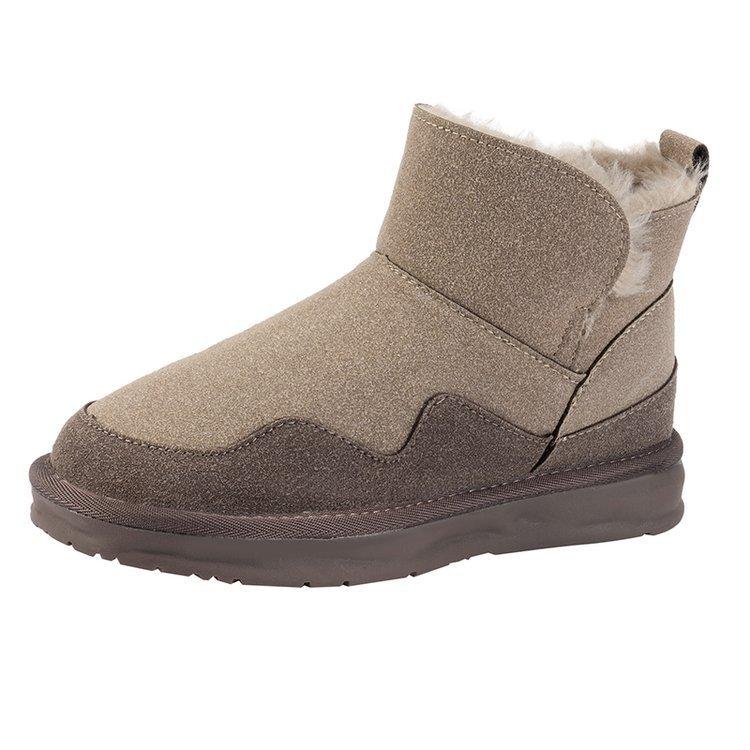 Северо-восточные зимние ботинки для женщин, новинка 2023 года, зимняя бархатная утолщенная нескользящая теплая зимняя хлопковая обувь