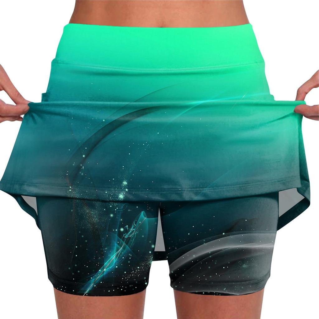 Эластичные брюки-кюлоты для йоги для женщин, спортивные шорты с принтом, легкие узкие однотонные бегуны с высокой талией