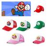 Мультяшная шляпа от солнца Super Mario Brothers для детей, дышащая, идеально подходит для всех сезонов