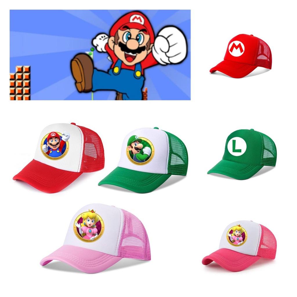 Мультяшная шляпа от солнца Super Mario Brothers для детей, дышащая, идеально подходит для всех сезонов