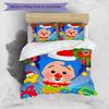 3pcs Flim Flim1 Design Cover Set - HD Printed Bedding with 1 Cover and 2 Pillowcases - Perfect for Home and Dorm Decor