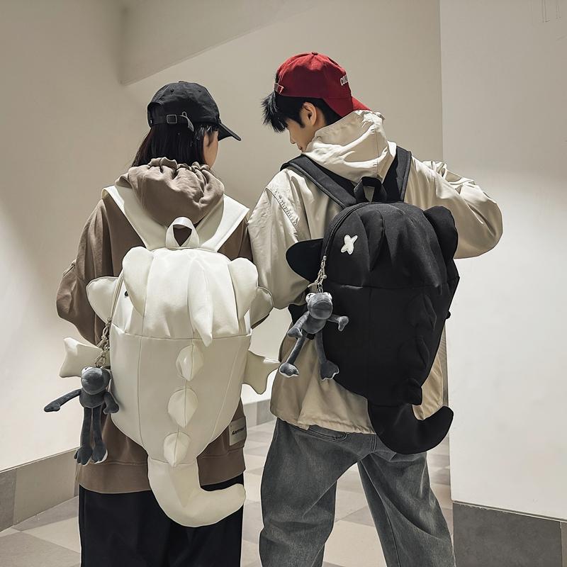 Мужской рюкзак с рисунком акулы для женщин, большой емкости, школьный рюкзак для школьников