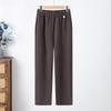 Women's High-Waisted Elastic Wide-Leg Woolen Trousers