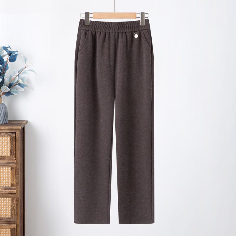 Women's High-Waisted Elastic Wide-Leg Woolen Trousers