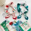 Fashion Decoration Scarf Hairband Tie Hair 70 Small Square Scarf Silk Scarf Women'S Spring And Autumn Versatile Small Scarf Professional Scarf