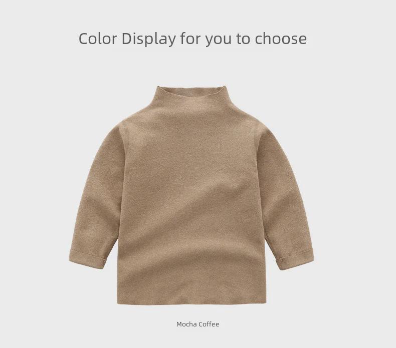 Детская футболка: Теплый, без косточек, осень/зима, унисекс для мальчиков и девочек