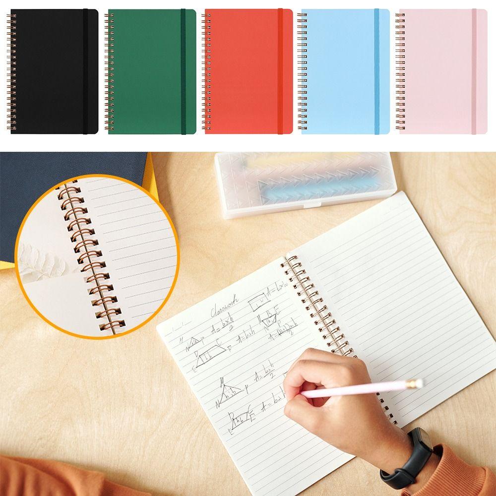 B6 Diary Book Strap Design Writing Book Multi-purpose Coil Notebook Students Stationery