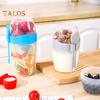 Portable Breakfast Oatmeal Cereal Nut Yogurt Salad Cup with Fork Spoon Double Layer Large Capacity Soy Milk Cup Household Supplies