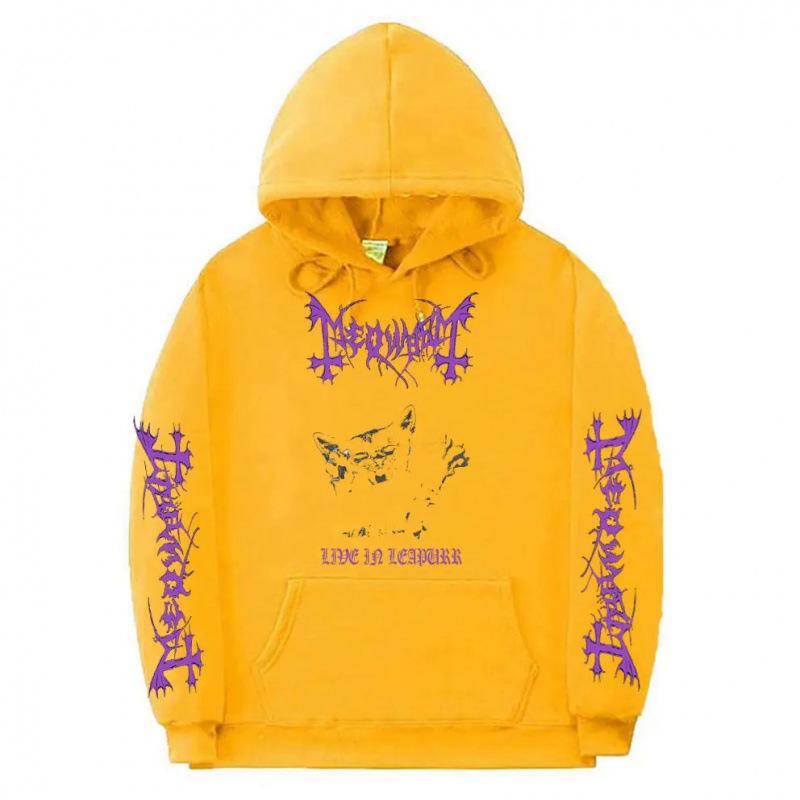 90s Vintage Mayhem Band Live In Leapurr Hoodie