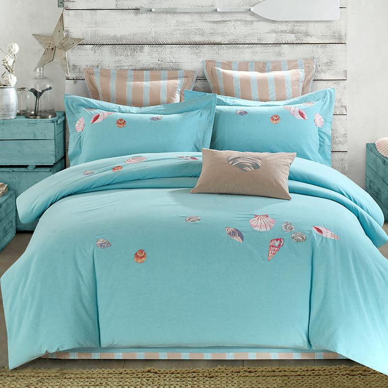 WTEMPO Home Textile Winter Bedding Sets Duvet Cover Bed Sheet Pillow 100%cotton 4pcs Warm