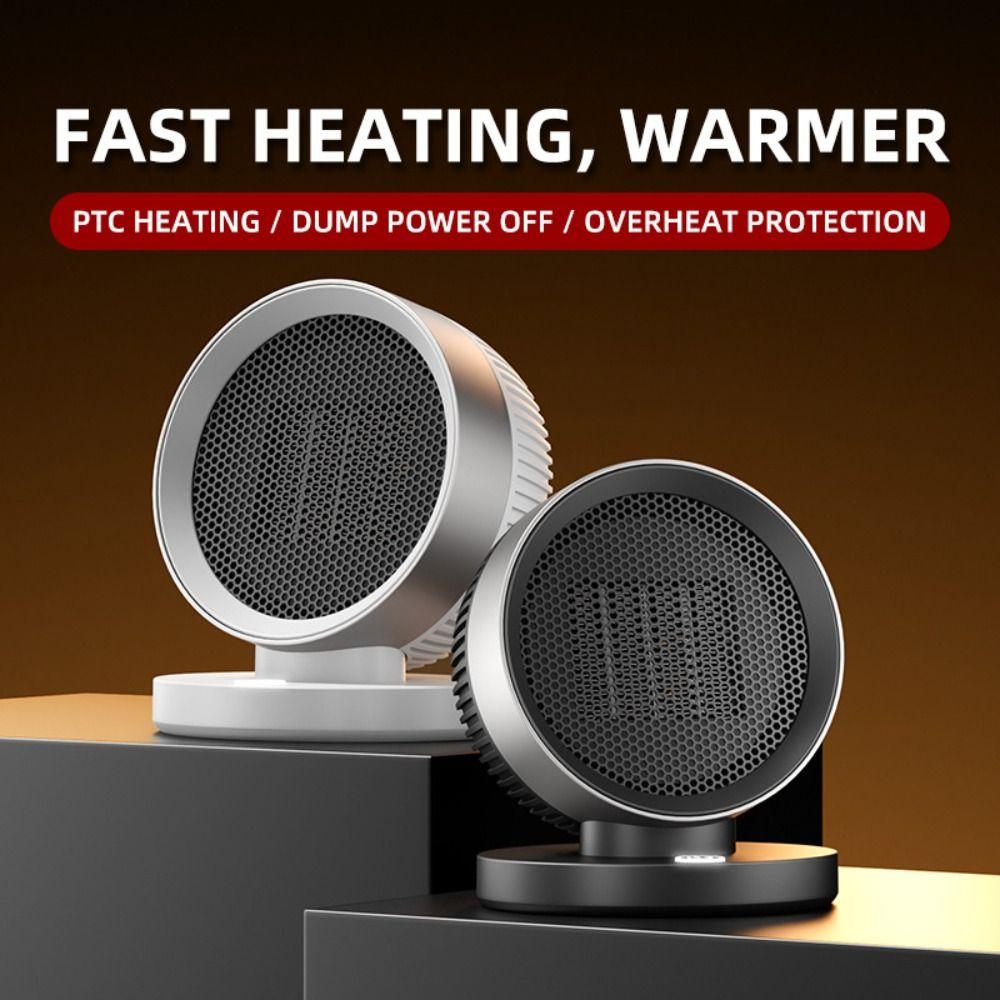 Adjustable Thermostat Space Heater Fan Mode PTC Space Heater Electric Heating Fan Home Use