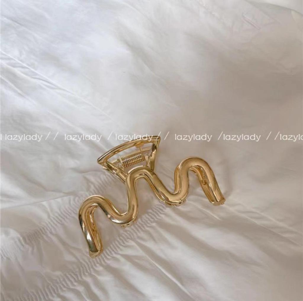 Премиальная металлическая заколка для волос «Акула» для женщин - Большая летняя заколка для волос, Уникальный дизайн