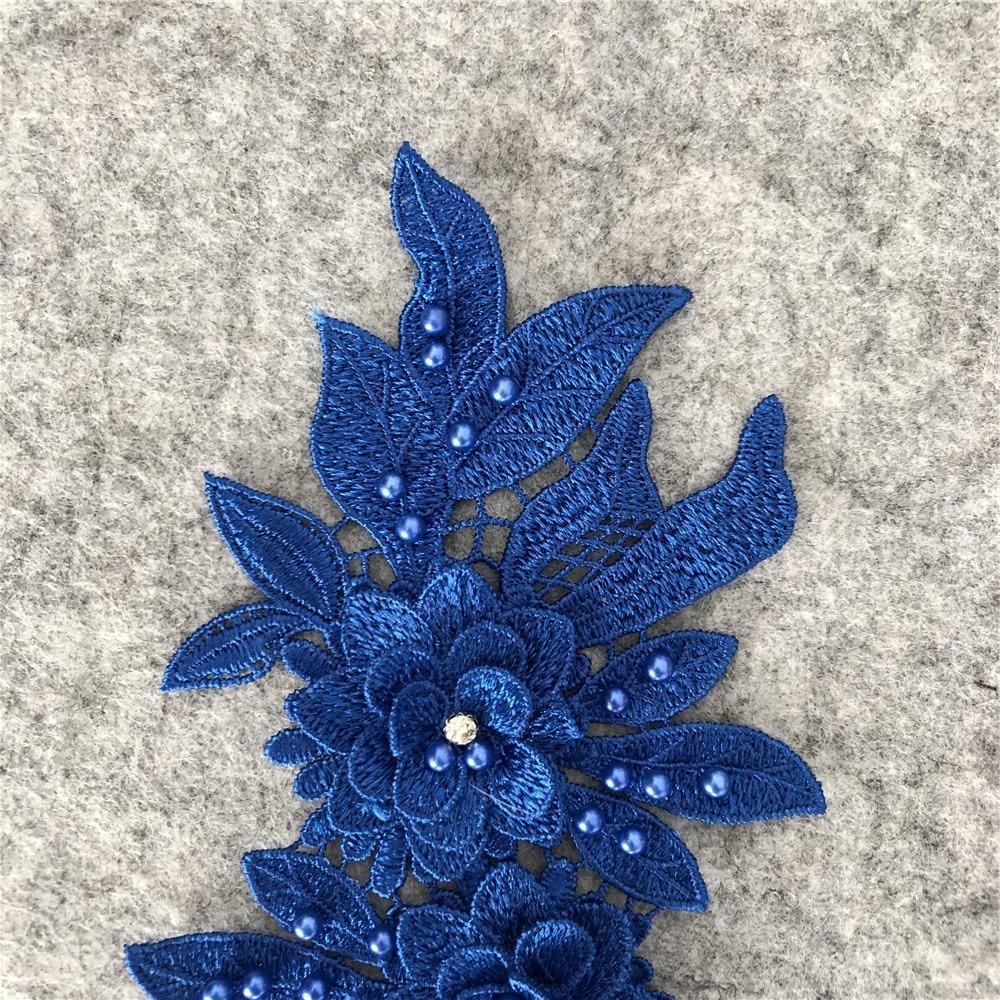 2 шт. аппликация на одежду кружевная ткань аппликация красочная свадебное платье нашивка модная вышивка нашивка