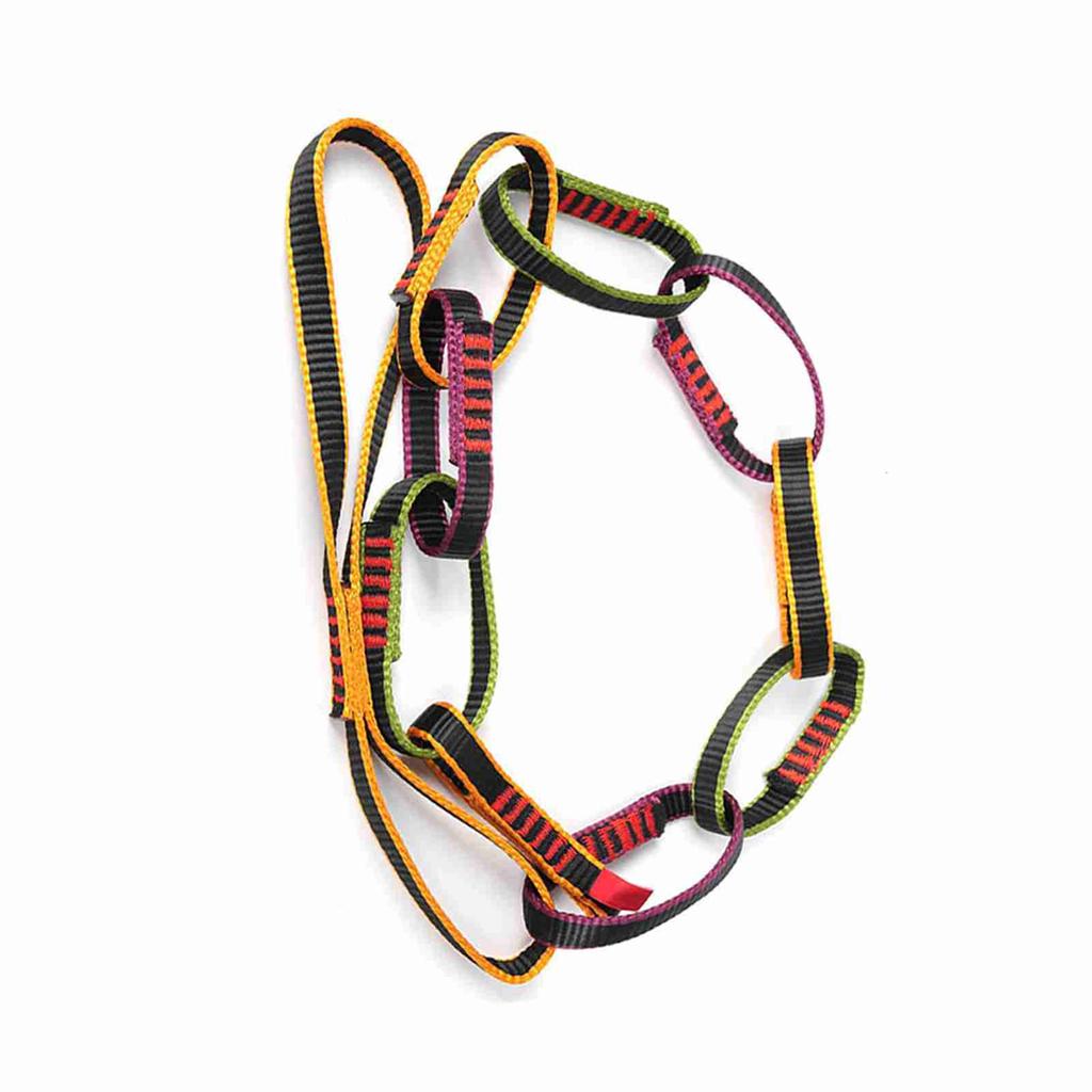 Наружное нейлоновое скалолазное снаряжение для спуска с формированием кольца стропа Daisy Chain Rope Personal Anchor