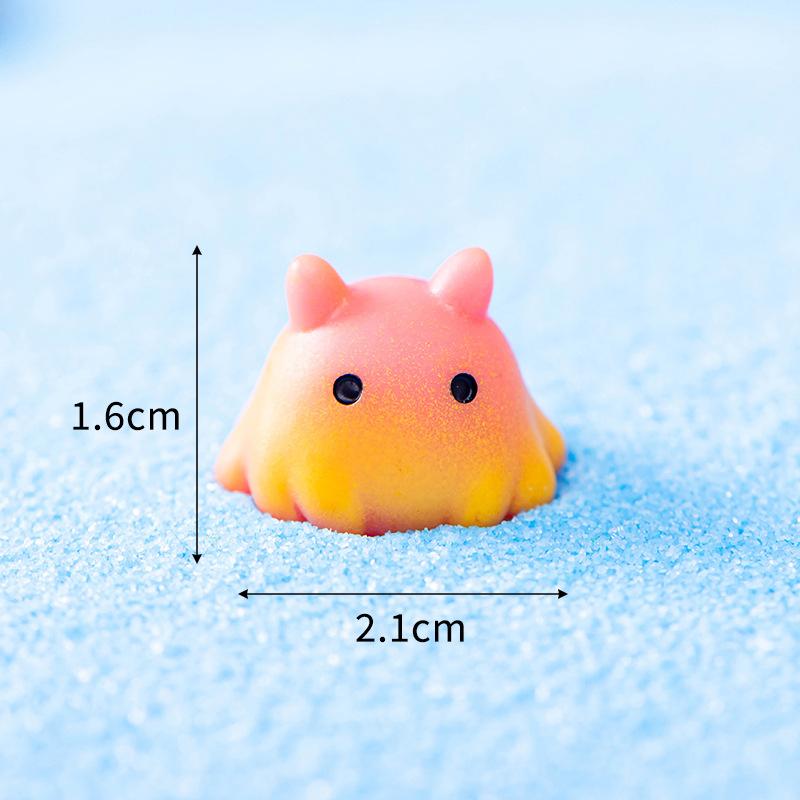 Creative Resin Ocean Animals Dolphins Qctopuses Jellyfish Figurine Landscape Ornaments Home Decorations Aquarium Fish Tank