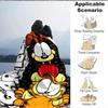1 шт. Фланелевое покрывало с героями Garfield, HD-печать, легкое, мягкое, теплое, всесезонное, для дивана, кровати, путешествий, кемпинга, можно стирать в машине