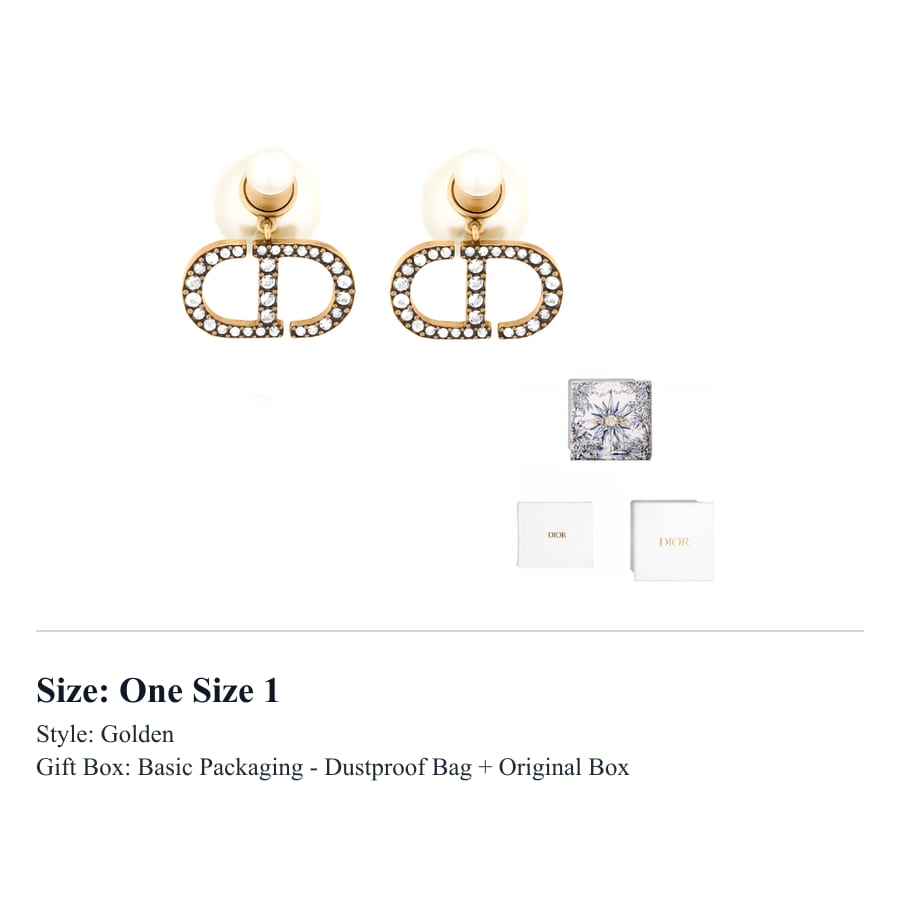 DIOR Earrings Women's E1293TRICY-D908