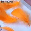 100pcs 6-12 Cm Natural Colourful Goose Feather Plume for Wedding Party Clothing Decoration DIY Craft Feathers