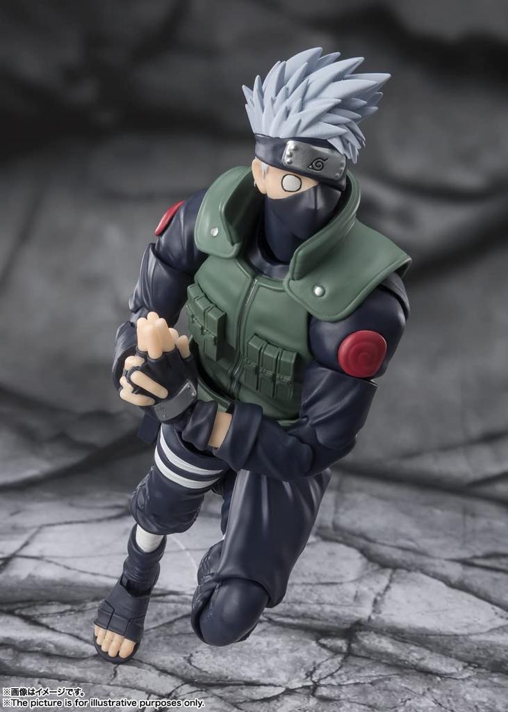 TAMASHII NATIONS NARUTO Shippuden Kakashi Hatake Hero of the Sharingan 160 мм ABS ПВХ окрашенная подвижная фигурка SHFiguarts - - Приблизительно. &