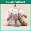 Toy Monkey Plush Keychain With Soft Pp Cotton Filling For Kids Gift Bag Decor