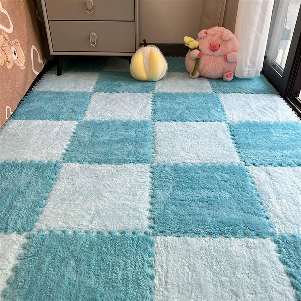 Прикроватный плюшевый ковер, спальный коврик, пенный коврик для пола, коврик для резки татами, бытовые 5 шт.