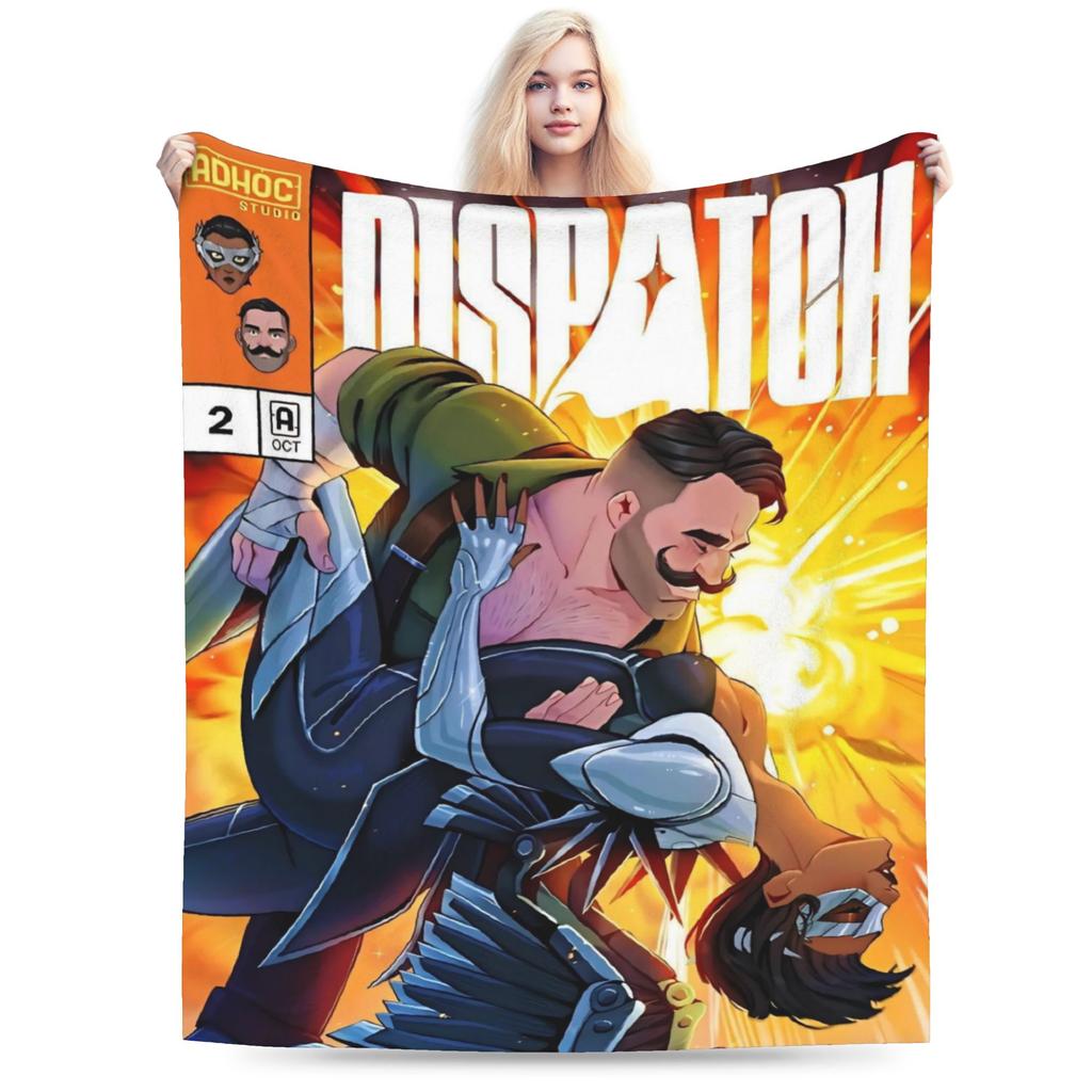 Покрывало для игры Dispatch, чехол Invisigal Waterboy, шерстяное одеяло, декорация для путешествий в самолете, ультрамягкое теплое покрывало