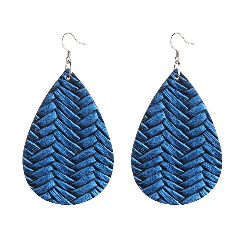 Fashion Teardrop Soft Faux Leather Earrings For Women Lightweight Drop Earings Jewelry Antique Dangle Earrings Gifts Wholesale KTJ