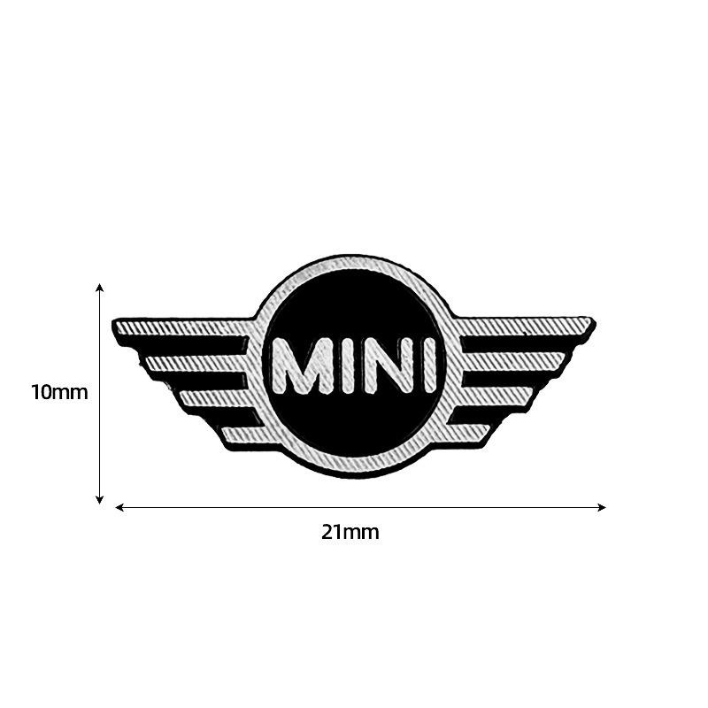 For BMW Mini Cooper S R55 R56 R50 R53 R60 F55 F56 4pcs 3D Speaker Stereo Speaker Aluminum Badge Emblem Sticker GP9