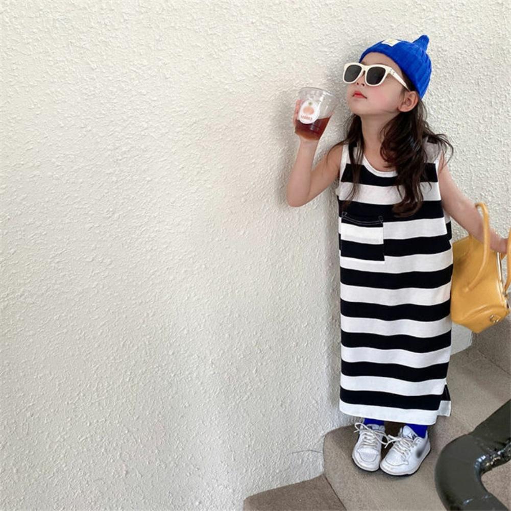 Платье для девочек, жилет принцессы, юбка, удобное летнее детское платье