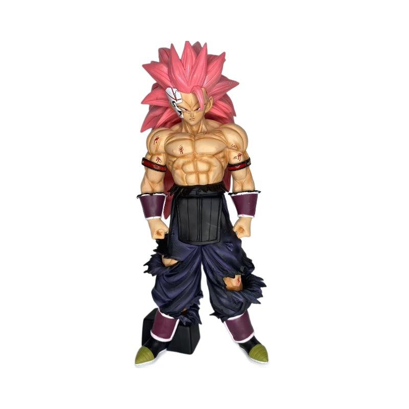 Аниме Dragon Ball Z Фигурка Замасу Маска Супер Сайян Коллекционная Модель Кукла ПВХ Фигурки Действия Игрушки Подарки
