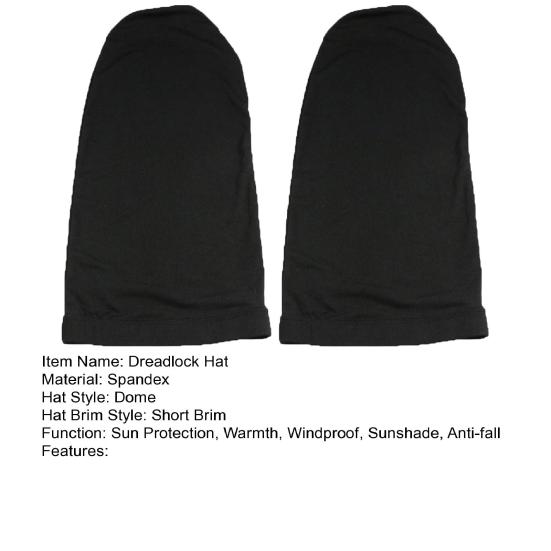 2/5 шт. шляпа с дредами, эластичная легкая длинная шляпа с хвостом для мужчин и женщин, унисекс, спандекс, длинные волосы, шляпа, повязка на голову, спальный чепчик, аксессуары для волос