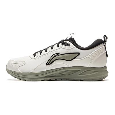 Li Ning Trendy Fashion Универсальные Классические Амортизирующие Нескользящие Износостойкие Низкие Повседневные Кроссовки Для Мужчин Кроссовки Бежевые Черные Зеленые AGLU313-4