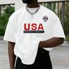 2025 Новый T-shirt Сборной Мечты США Национальная Баскетбольная Тренировочная Одежда С Коротким Рукавом Разминка Стрельба Уличная Мода Топ Мужская Одежда