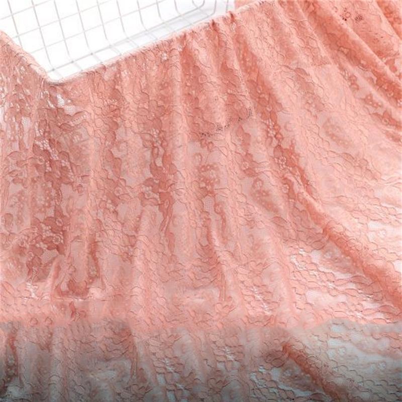 Базовая рубашка Одежда Ткань Бегония Ткань Кружево