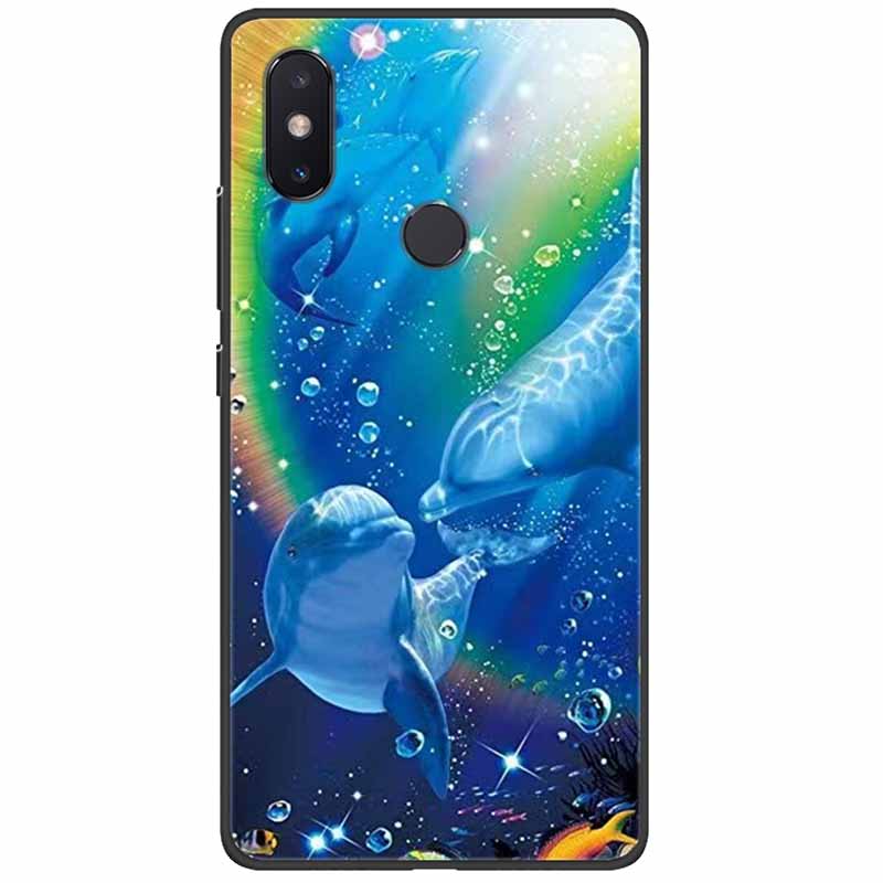 Чехол для Xiaomi Mi Max 3 Чехол Mix3 Mix2s Мягкий Силикон ТПУ Кот Лев Задние Чехлы Для Xiaomi Mi Mix 2s Чехлы 2 Max3 Max2 Fundas