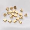 10pcs Copper Heart Beads Charm for Bracelet Earring Necklace DIY Jewelry Making
