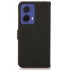 KHAZNEH For Motorola Moto G85 5G/S50 Neo 5G Case Genuine Cow Leather Wallet Phone Cover