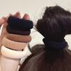 5/10 шт. Разноцветные Высокоэластичные Утолщенные Универсальные Простые Резинки для волос, Не травмирующие волосы (Случайный цвет) Резинки для волос Веревка для волос