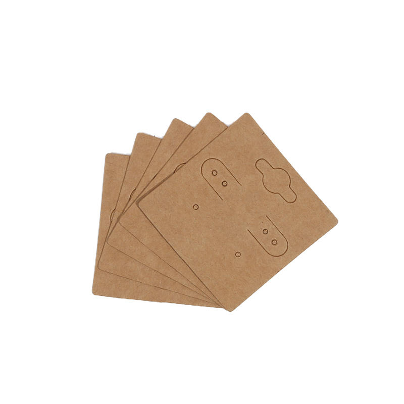 100 шт. пустая крафт-бумага ювелирная упаковка карты ожерелье серьги дисплей карты