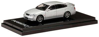 HJ64 Toyota Aristo V300 VERTEX EDITION Ранний тип Custom Version Серебристый металлик Готовый продукт 1/64