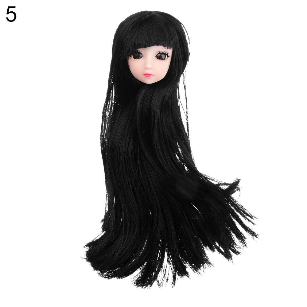 Игрушки Длинные прически 1/6 BJD Кукольная голова DIY Головной убор 30 Кукольные суставы Древние Кукольные аксессуары