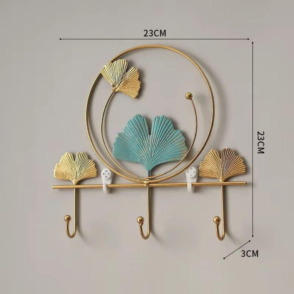Nordic Style Butterfly Wall Hooks INS Iron Art Coat Hanger Light Luxury Hanging Key Holder Door