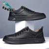 2025 Summer Men's Shoes New Breathable Soft-soled Versatile Casual Leather Shoes Men's Comfortable Board Shoes