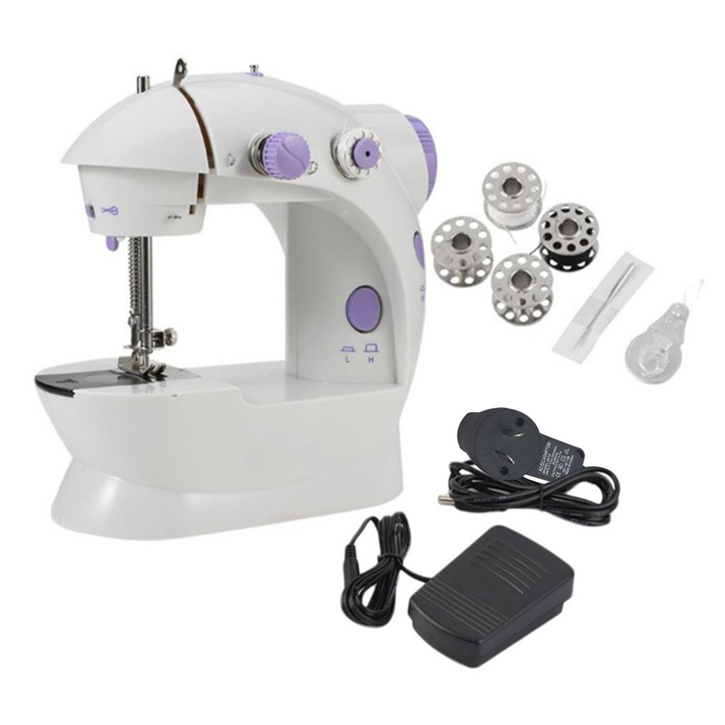 Домашняя мини-швейная машинка Многофункциональная портативная электрическая швейная машинка для начинающих