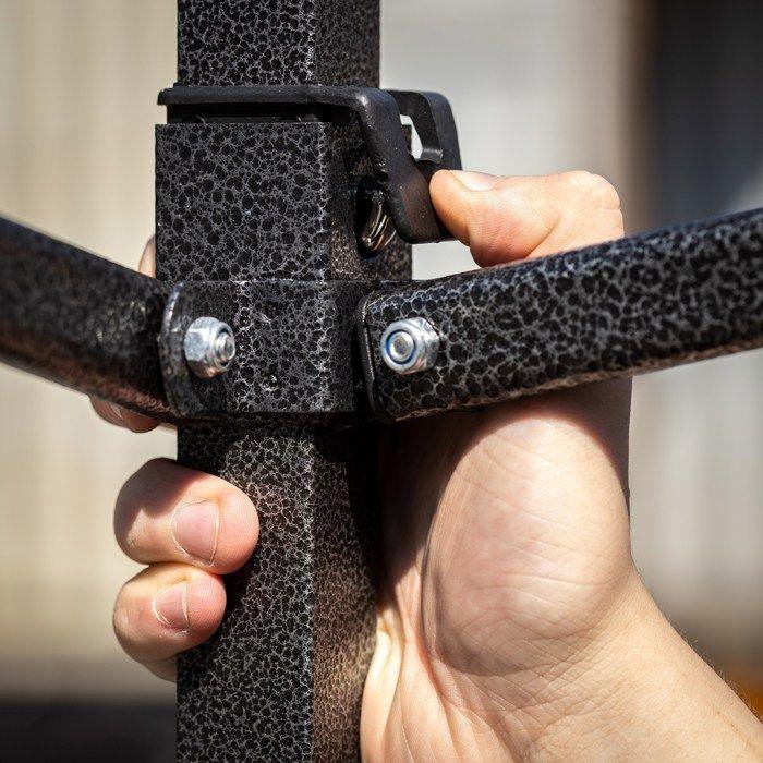 Tente - SPRINGOS - Pavillon de jardin 3x3 m - Imperméable - Facile à assembler - Élégante