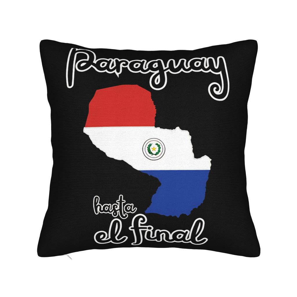 Decorative Pillow Covers Paraguay Flag Merch Bedroom  Throw Pillow Case Cover Square MultiSize