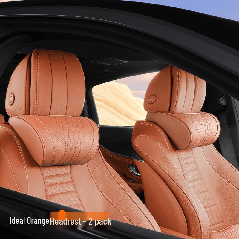 Jordani Premium Memory Foam Car Headrest & Lumbar Support Pillow