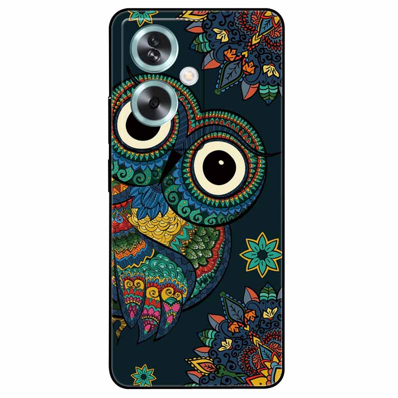 For OPPO A79 5G A 79 Case Silicone Soft Wolf Lion Cat Black Bumper Funda Coque for OPPO A79 CPH2553 OPPOA79 Cover Protective Bag