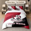 Bournemouth Football Design Bedding Set Custom Text 1 Duvet Cover & 2 Pillow Cases